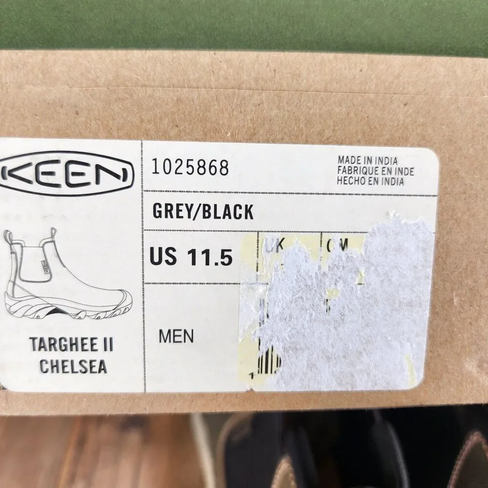 Keen Targhee II Chelsea Boots Men's 11.5 Brown Leather Ankle Hiking Work 1025868